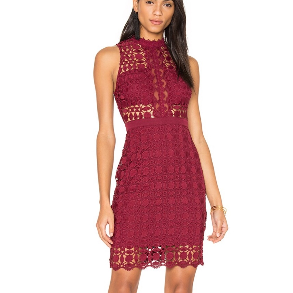 ASTR the Label Vivian Dress Color Wine Size M
